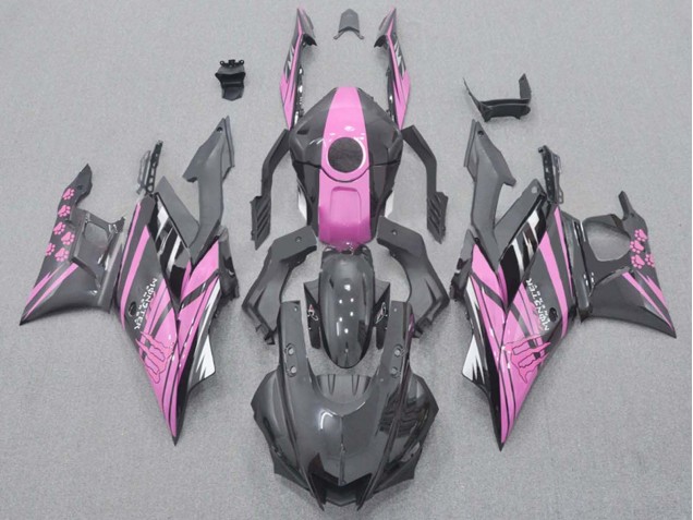 2015-2018 Pink Glossy Black Yamaha YZF R3/R25 Motorcycle Fairings Canada