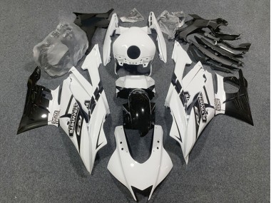 2019-2021 White Glossy Black Yamaha YZF R3/R25 Motorcycle Fairings Canada