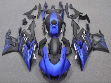 2019-2021 Blue Matte Black Monster Yamaha YZF R3/R25 Motorcycle Fairings Canada