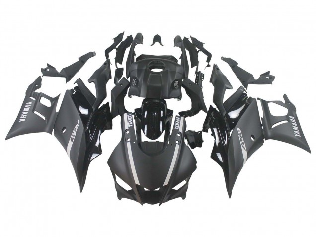 2019-2021 Matte Black Silver Yamaha YZF R3/R25 Motorcycle Fairings Canada