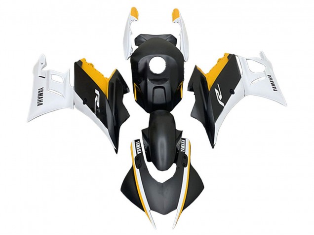 2019-2021 White Yellow Matte Black Yamaha YZF R3/R25 Motorcycle Fairings Canada