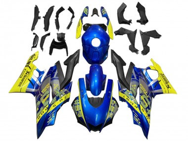 2019-2021 Yellow Blue Black Motul Yamaha YZF R3/R25 Motorcycle Fairings Canada