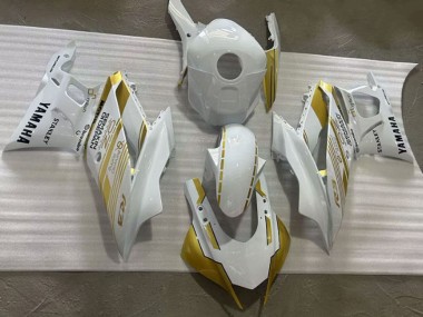 2019-2021 White Gold Semakin Didepan Yamaha YZF R3/R25 Motorcycle Fairings Canada