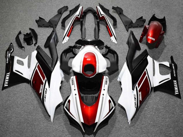 2019-2021 White Red Black Yamaha YZF R3/R25 Motorcycle Fairings Canada