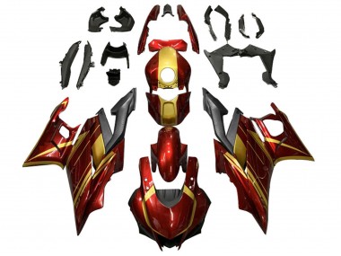 2019-2021 Red Gold Matte Black Yamaha YZF R3/R25 Motorcycle Fairings Canada