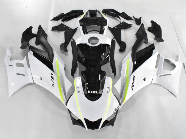 2019-2021 White Green Black Yamaha YZF R3/R25 Motorcycle Fairings Canada