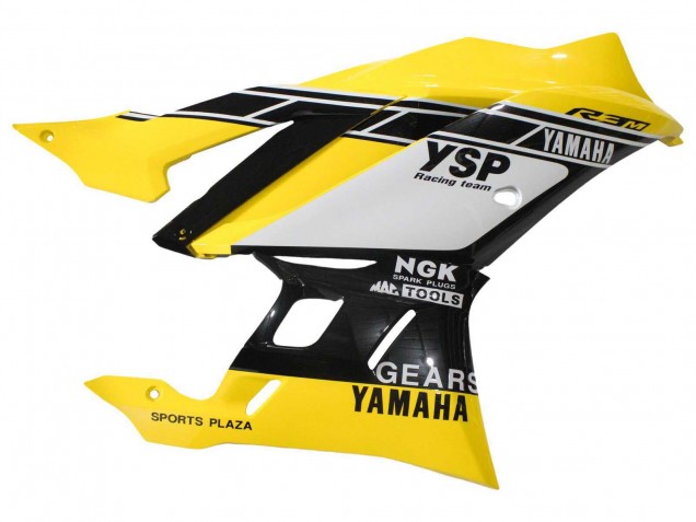 2019-2021 Yellow White Black Stripe Yamaha YZF R3/R25 Motorcycle Fairings Canada