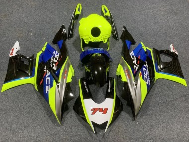 2022-2024 Neon Green Blue Glossy Black 74 Yamaha YZF R3/R25 Motorcycle Fairings Canada