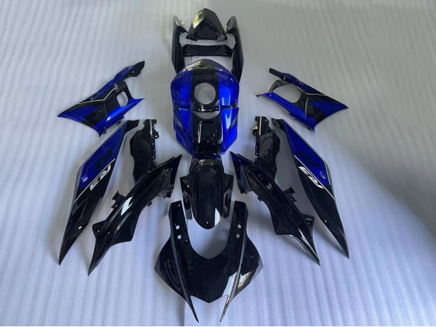 2022-2024 Blue Glossy Black Yamaha YZF R3/R25 Motorcycle Fairings Canada