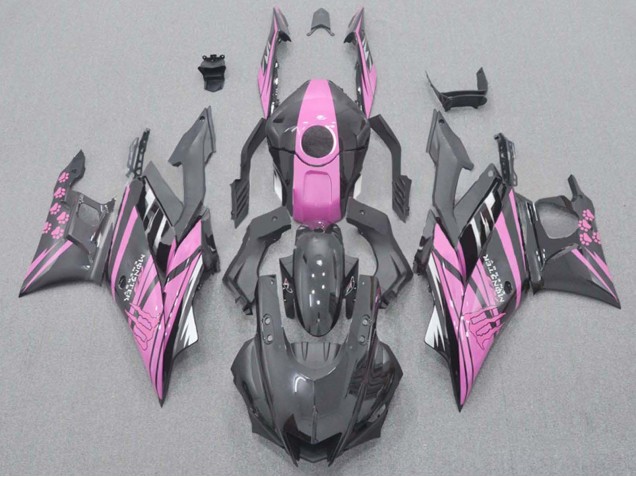 2022-2024 Pink Black Monster Yamaha YZF R3/R25 Motorcycle Fairings Canada