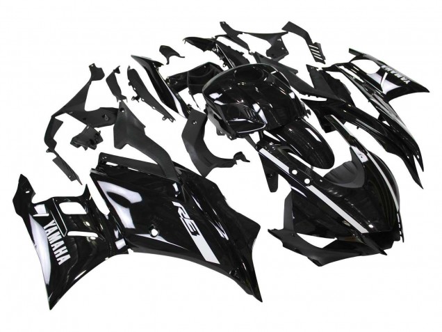 2022-2024 Glossy Black Yamaha YZF R3/R25 Motorcycle Fairings Canada