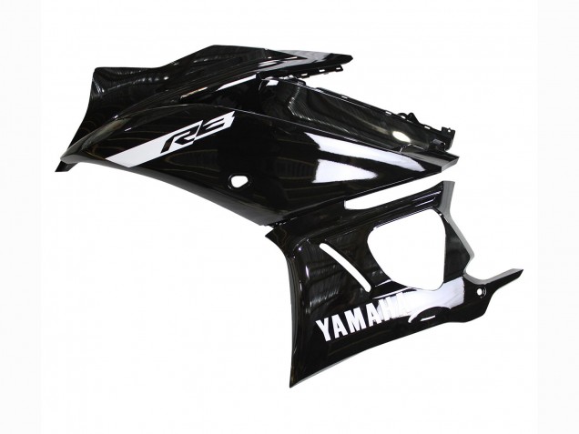 2022-2024 Glossy Black Yamaha YZF R3/R25 Motorcycle Fairings Canada