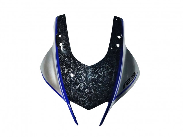 2022-2024 Marble Black Silver Blue Forged Carbon Fiber Style Yamaha YZF R3/R25 Motorcycle Fairings Canada