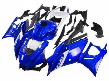 2022-2024 Blue White Matte Black Yamaha YZF R3/R25 Motorcycle Fairings Canada