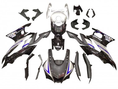 2022-2024 Silver Blue Black Carbon Fiber Style Yamaha YZF R3/R25 Motorcycle Fairing Kits Canada