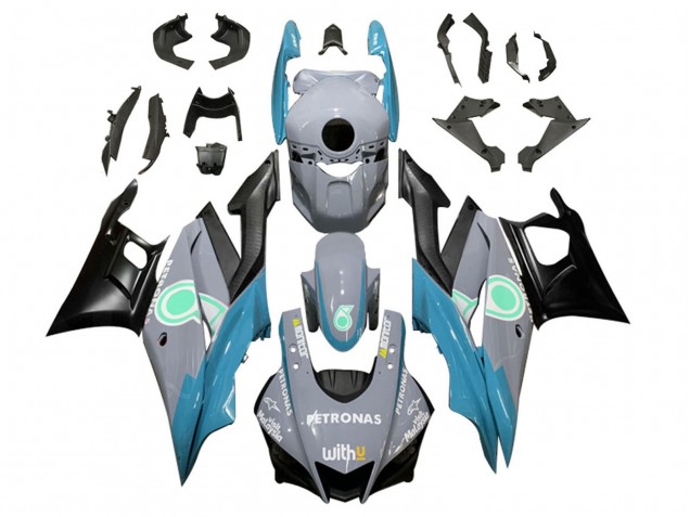 2022-2024 Nardo Grey Blue Green Black Petronas Yamaha YZF R3/R25 Motorcycle Fairings Canada