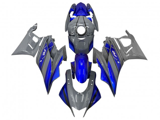 2022-2024 Dark Grey Blue Yamaha YZF R3/R25 Motorcycle Fairings Canada