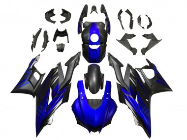 2022-2024 Blue Matte Black Yamaha YZF R3/R25 Motorcycle Fairings Canada