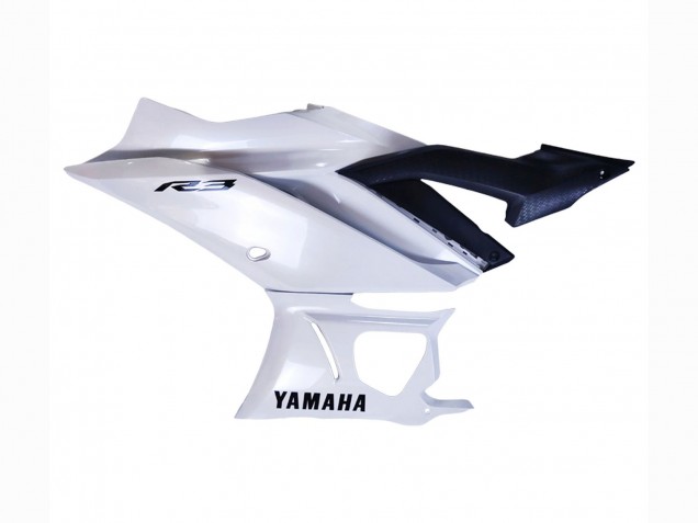 2022-2024 White Yamaha YZF R3/R25 Motorcycle Fairings Canada