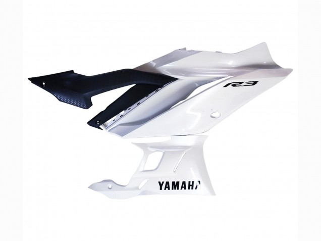 2022-2024 White Yamaha YZF R3/R25 Motorcycle Fairings Canada