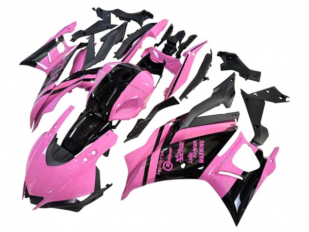 2022-2024 Pink Glossy Black Monster Yamaha YZF R3/R25 Motorcycle Fairings Canada