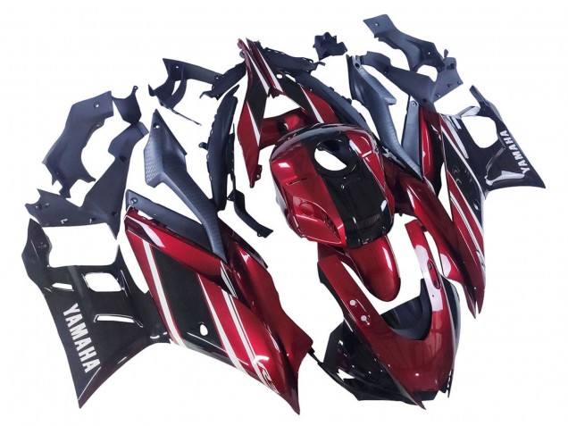 2022-2024 Red White Glossy Black Yamaha YZF R3/R25 Motorcycle Fairing Canada