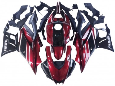 2022-2024 Red White Glossy Black Yamaha YZF R3/R25 Motorcycle Fairing Canada