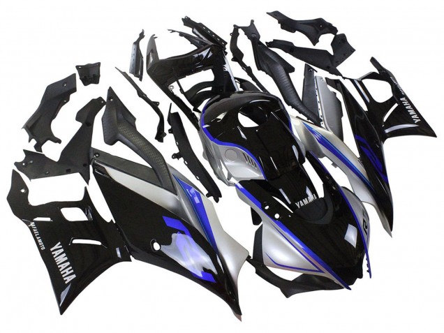 2022-2024 Silver Blue Glossy Black Yamaha YZF R3/R25 Motorcycle Fairings Canada