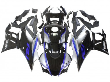 2022-2024 Silver Blue Glossy Black Yamaha YZF R3/R25 Motorcycle Fairings Canada