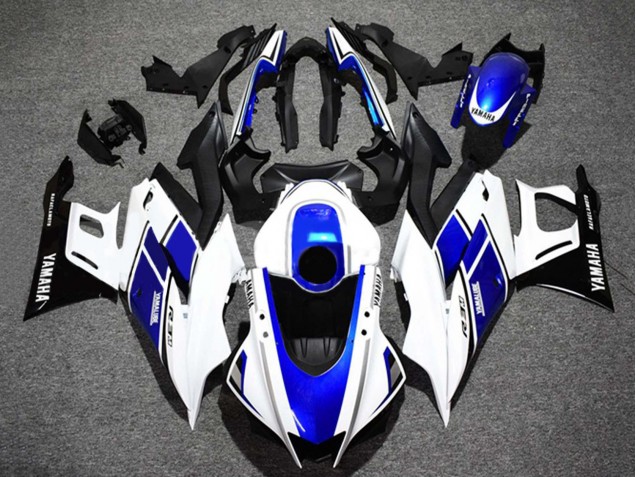 2022-2024 White Blue Glossy Black Yamalube Yamaha YZF R3/R25 Motorcycle Fairings Canada