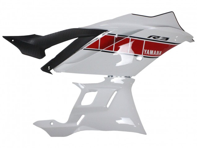 2022-2024 White Red Yellow Black Yamaha YZF R3/R25 Motorcycle Fairings Canada