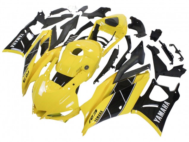 2022-2024 Yellow Black Yamaha YZF R3/R25 Motorcycle Fairing Canada