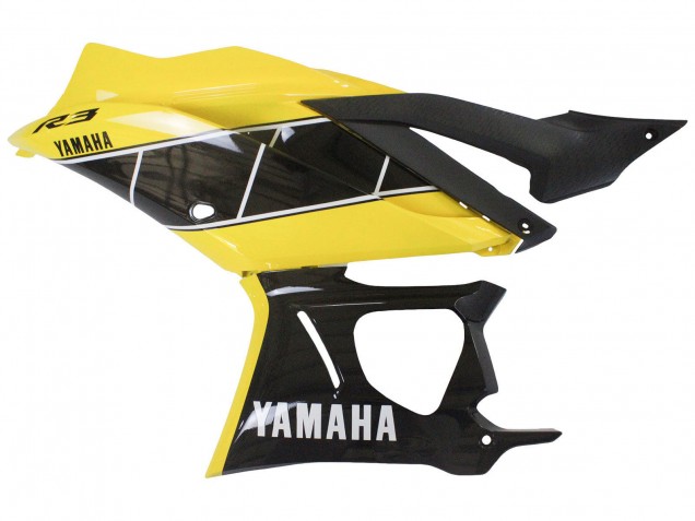 2022-2024 Yellow Black Yamaha YZF R3/R25 Motorcycle Fairing Canada