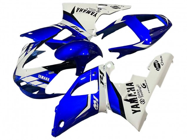 1998-1999 White Blue Black Yamaha YZF 1000 R1 Motorcycle Fairings Canada