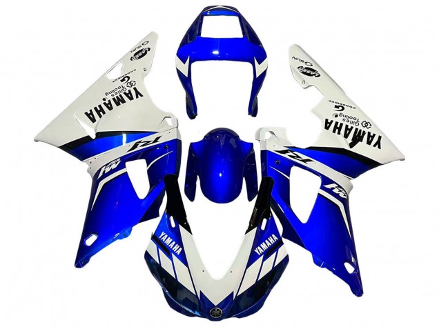 1998-1999 White Blue Black Yamaha YZF 1000 R1 Motorcycle Fairings Canada