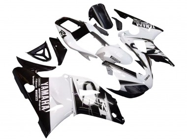 1998-1999 White Glossy Black Yamaha YZF 1000 R1 Motorcycle Fairings Canada