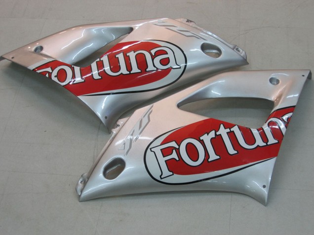 2000-2001 Silver Red Fortuna Motul Yamaha YZF 1000 R1 Motorcycle Fairings Canada