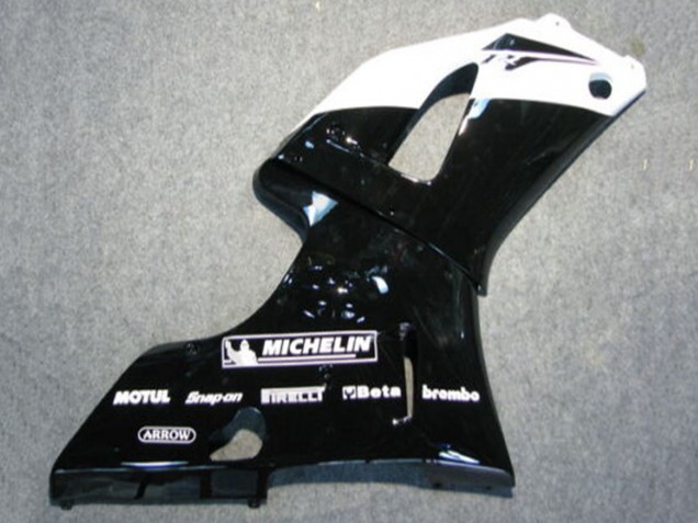 2000-2001 Glossy Black White Michelin Yamaha YZF 1000 R1 Motorcycle Fairings Canada