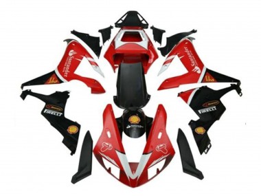 2002-2003 Red Silver Black Santander Yamaha YZF 1000 R1 Motorcycle Fairings Canada