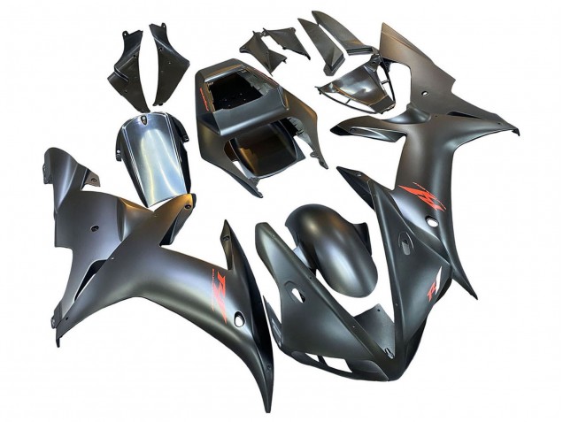 2002-2003 Matte Black Red Yamaha YZF 1000 R1 Motorcycle Fairings Canada