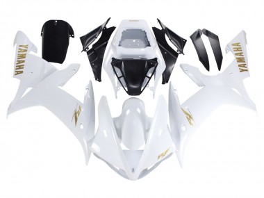 2002-2003 White Gold Decals Yamaha YZF 1000 R1 Motorcycle Fairings Canada