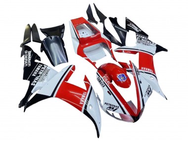 2002-2003 White Red Black Petronas Yamaha YZF 1000 R1 Motorcycle Fairings Canada