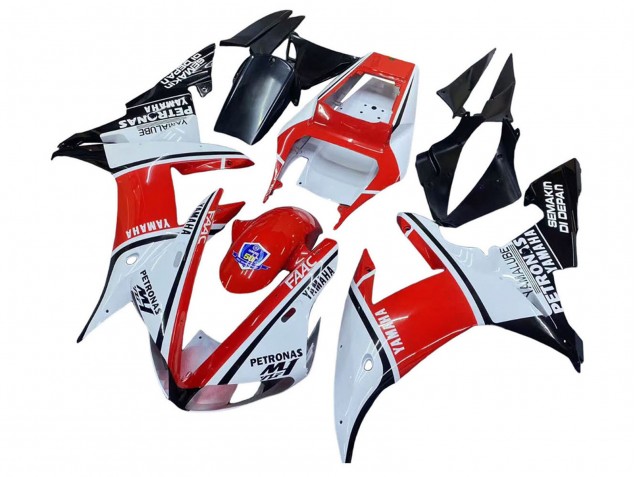 2002-2003 White Red Black Petronas Yamaha YZF 1000 R1 Motorcycle Fairings Canada
