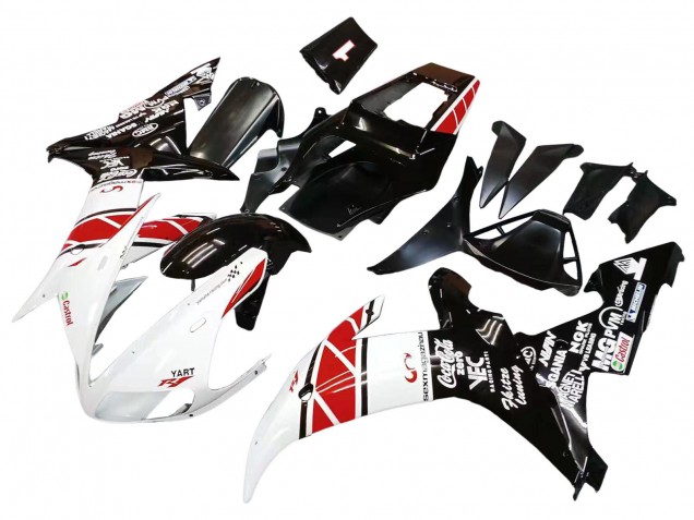 2002-2003 White Red Black Castrol Yamaha YZF 1000 R1 Motorcycle Fairings Canada