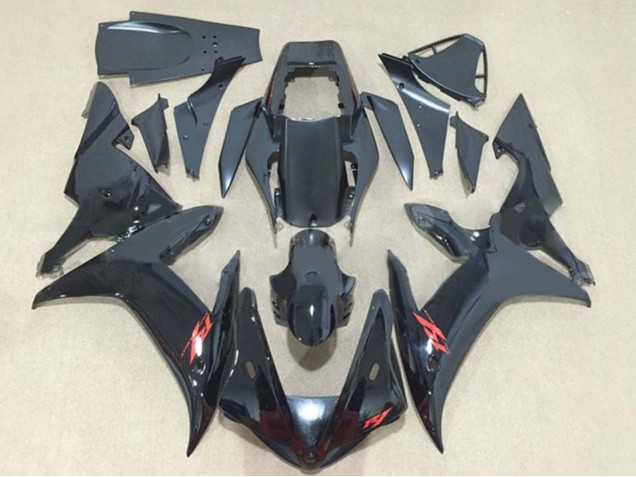 2002-2003 Glossy Black Red Yamaha YZF 1000 R1 Motorcycle Fairings Canada