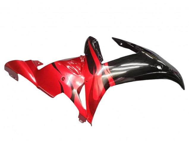 2002-2003 Glossy Black Red Flame Yamaha YZF 1000 R1 Motorcycle Fairings Canada