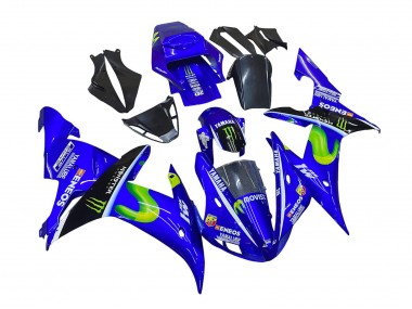 2002-2003 Blue Black Green MoviStar ENEOS Monster Yamaha YZF 1000 R1 Motorcycle Fairings Canada