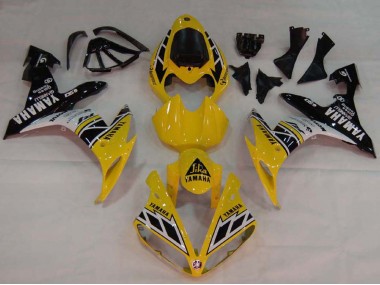 2004-2006 Yellow White Glossy Black Yamaha YZF 1000 R1 Motorcycle Fairings Canada