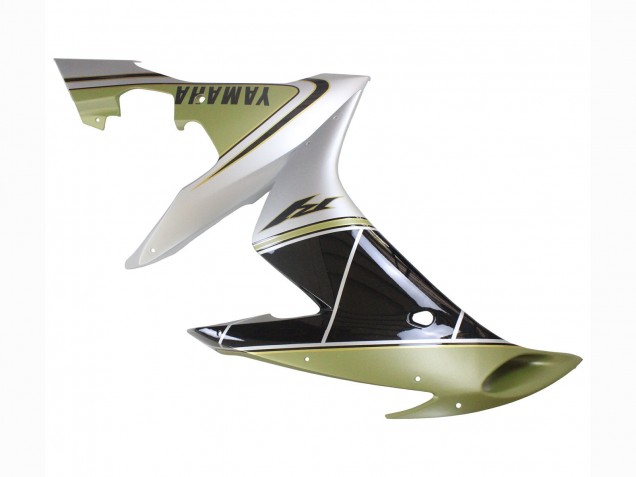 2004-2006 Light Gold White Glossy Black Yamaha YZF 1000 R1 Motorcycle Fairings Canada