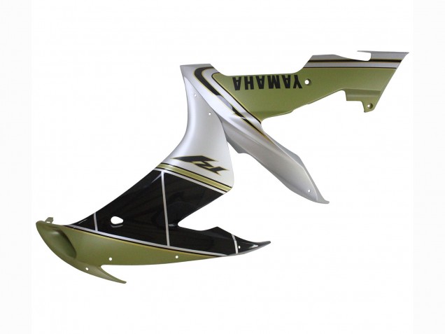 2004-2006 Light Gold White Glossy Black Yamaha YZF 1000 R1 Motorcycle Fairings Canada